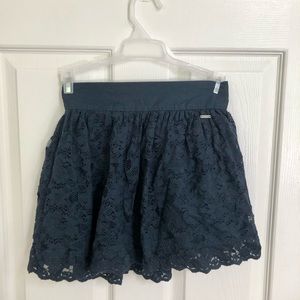 Hollister Navy Mini Skirt NWT Size XS